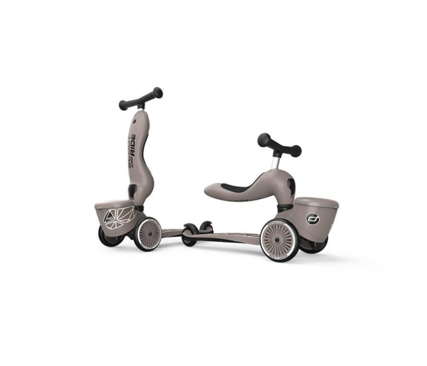 Scoot & Ride Highwaykick 1 Lifestyle Jeździk i hulajnoga 2w1 Brown Lines - 1109673 - zdjęcie 3